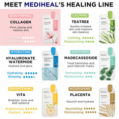 MEDIHEAL FSC-certified carton with soy ink labels showing sustainable packaging