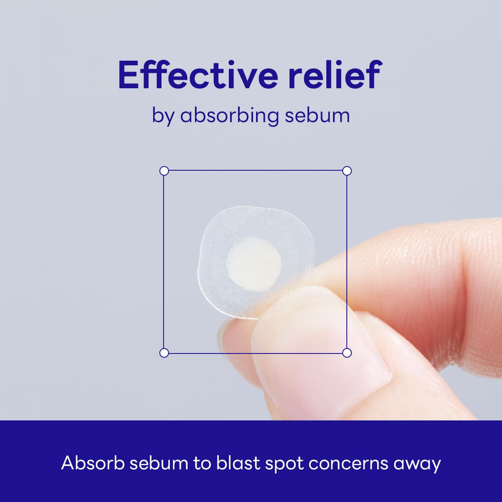 MEDIHEAL hydrocolloid core texture close-up demonstrating absorbent layer and secure seal