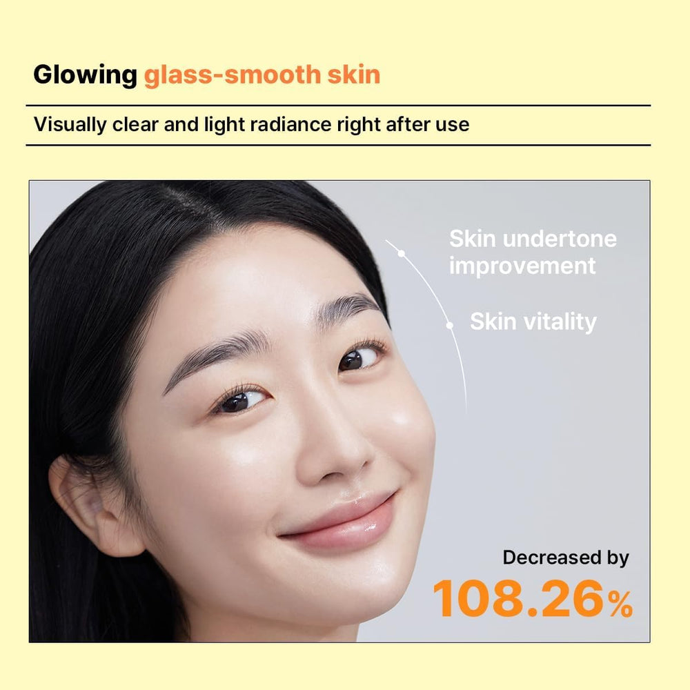 MEDIHEAL peeled mask revealing smoother-looking skin instantly