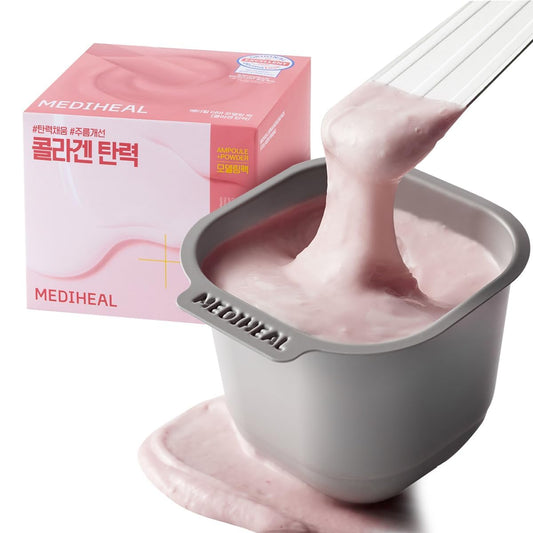 MEDIHEAL front packaging of Derma Modeling Pack showing kit contents and benefits
