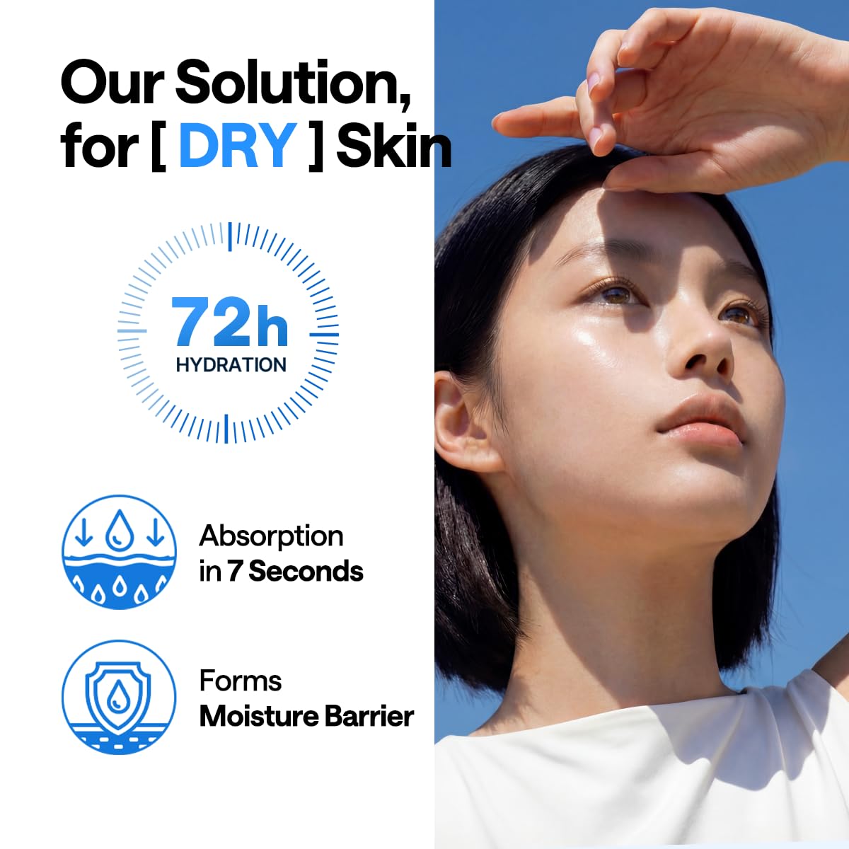 MEDIHEAL applied on hand demonstrating smooth spreadability and plumping