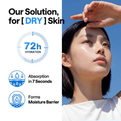 MEDIHEAL applied on hand demonstrating smooth spreadability and plumping