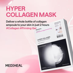 MEDIHEAL close-up of hydrogel texture highlighting cooling, clingy feel