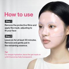 MEDIHEAL hydrogel turning transparent while delivering visible absorption