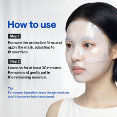 MEDIHEAL nighttime skincare lifestyle scene showing restful routine and moisture boost