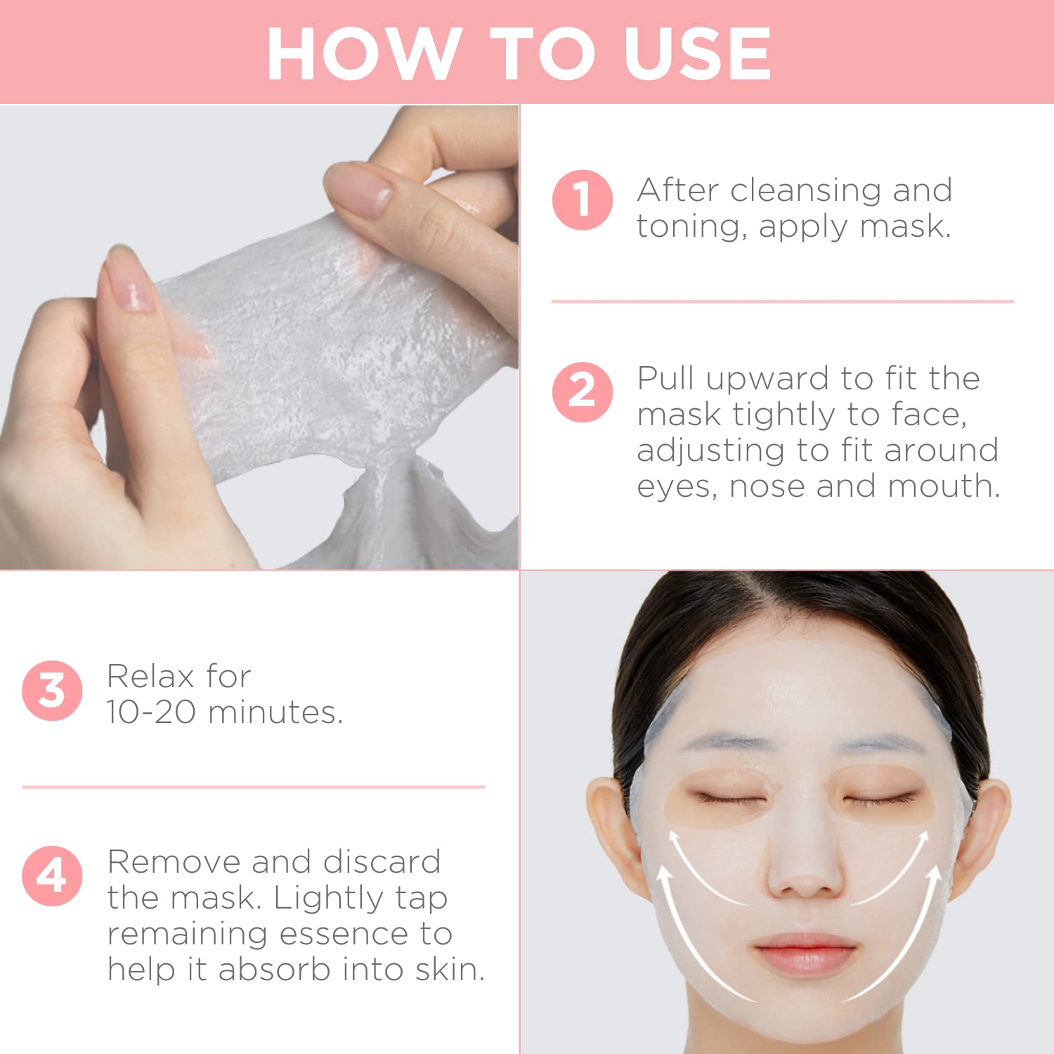 MEDIHEAL sheet mask beside coin showing size and full face coverage benefit