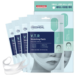 MEDIHEAL front packaging view showing four V.T.R patches and benefits