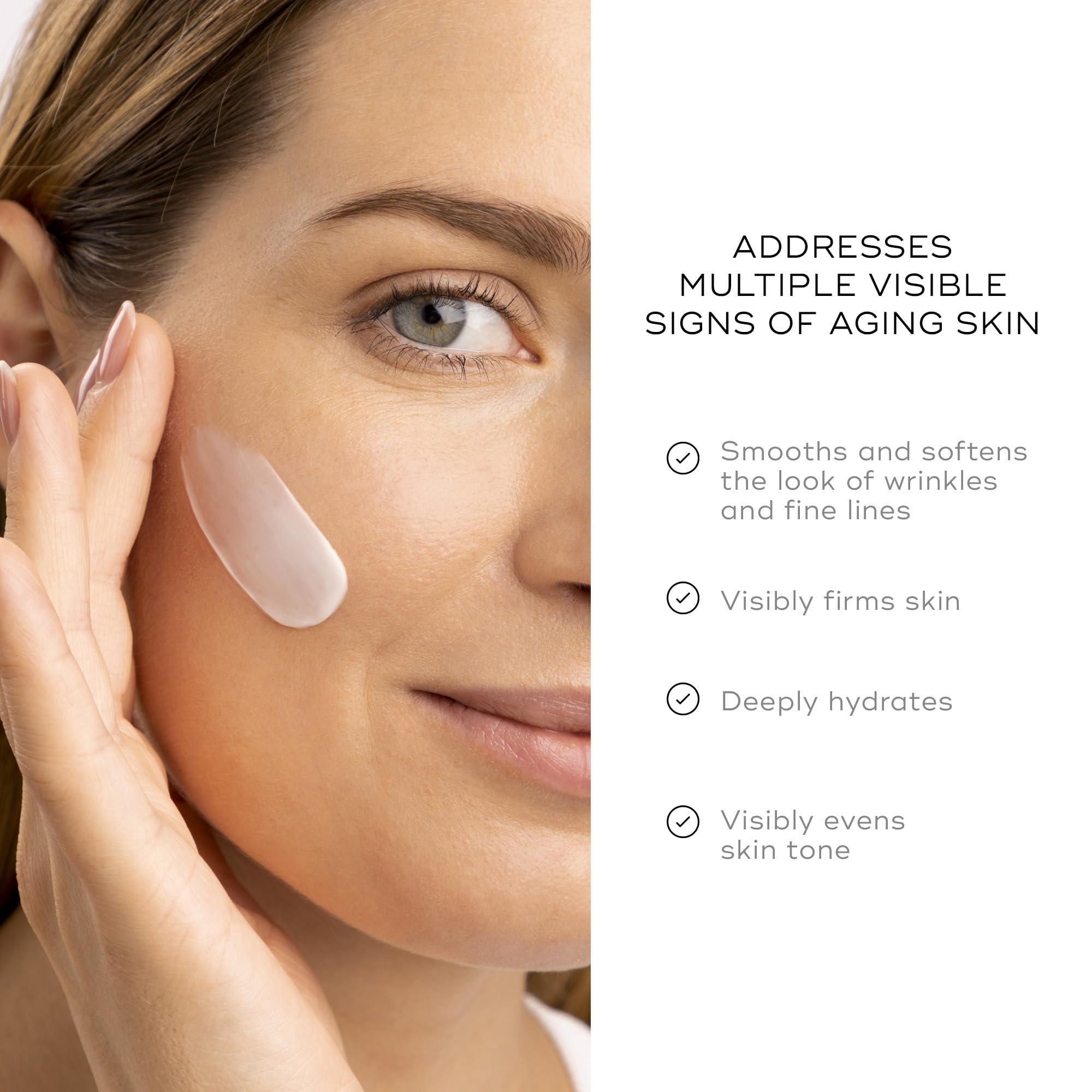 Medik8 open jar top view revealing smooth cream and controlled dispensing for nightly use benefit