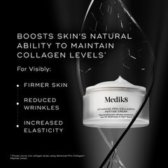 Medik8 open jar showing rich cream texture and hydration-rich finish benefit