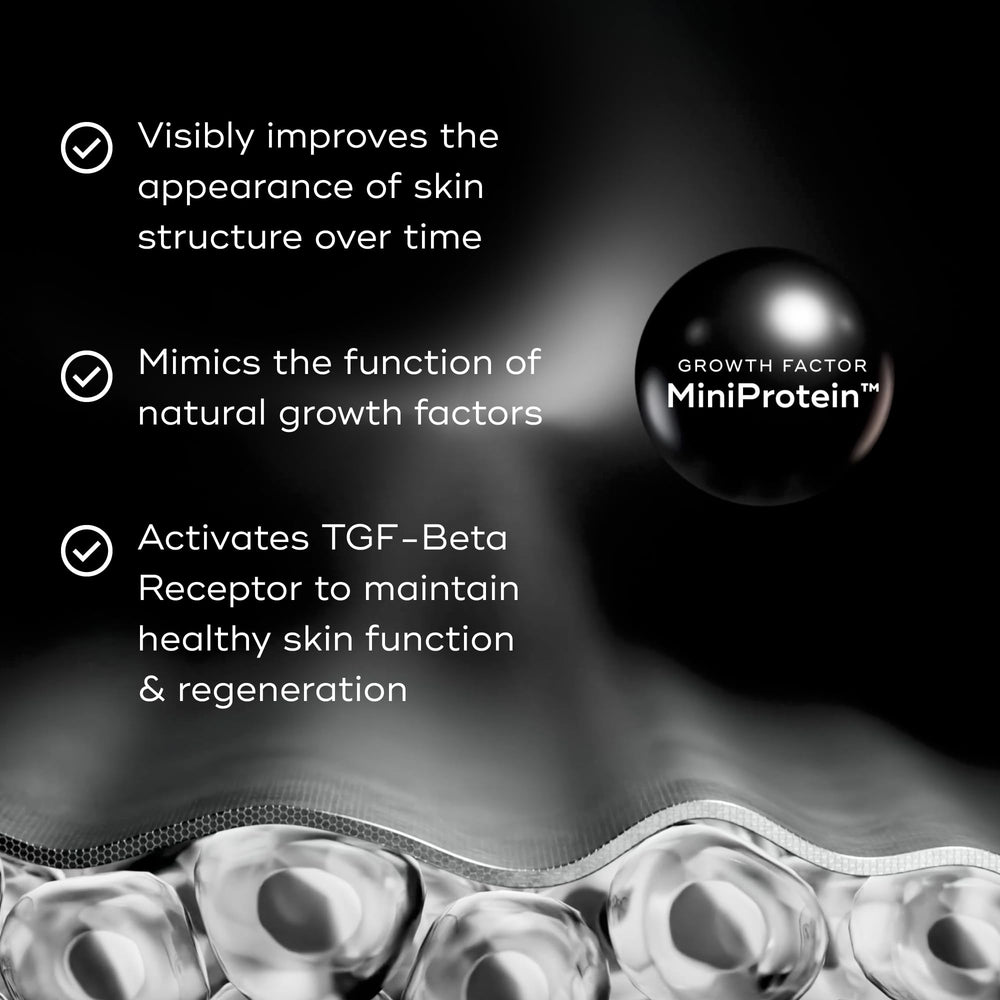Medik8 before and after visual illustrating improved texture and firmer appearance benefit