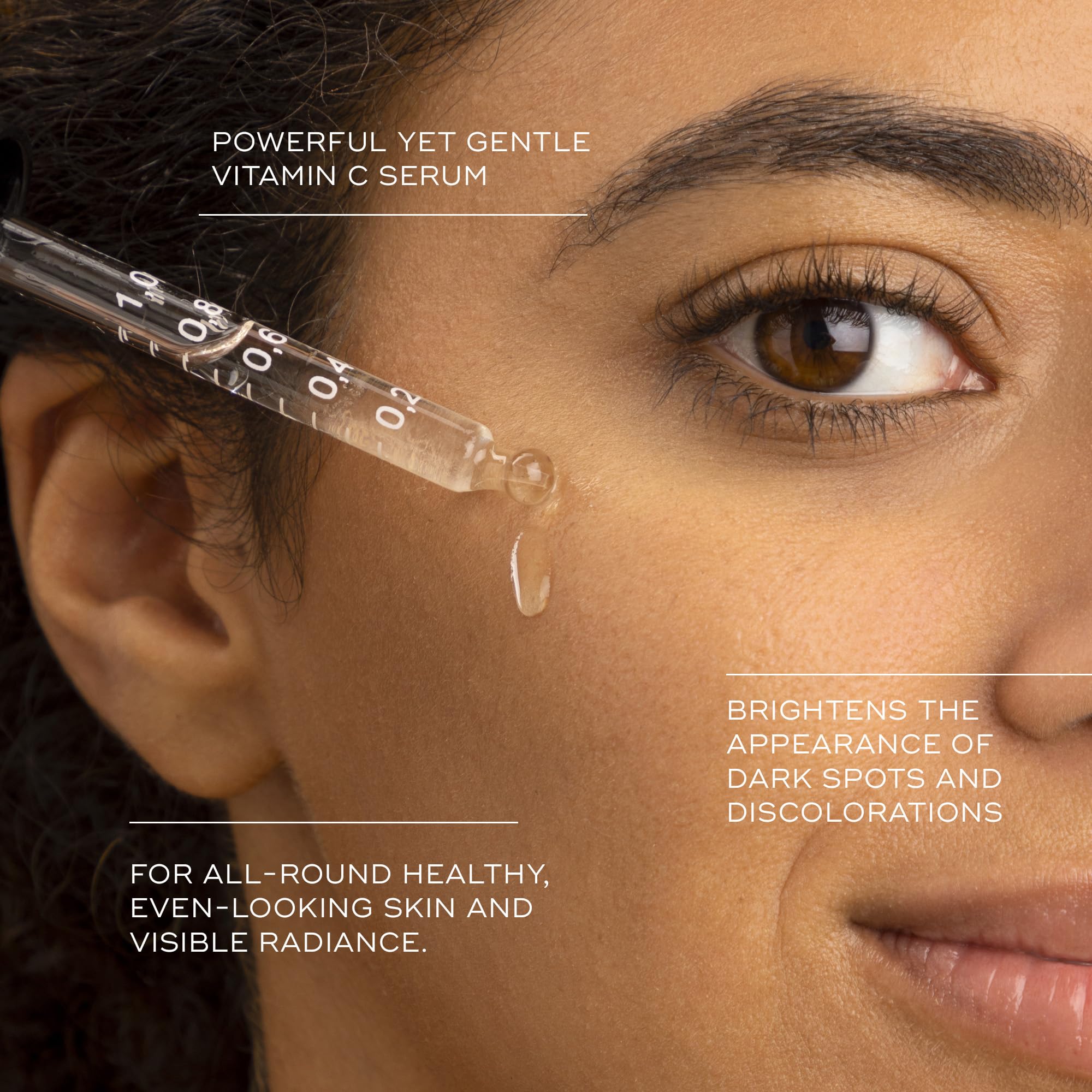 Medik8 serum being dispensed into hand demonstrating easy application and quick spread