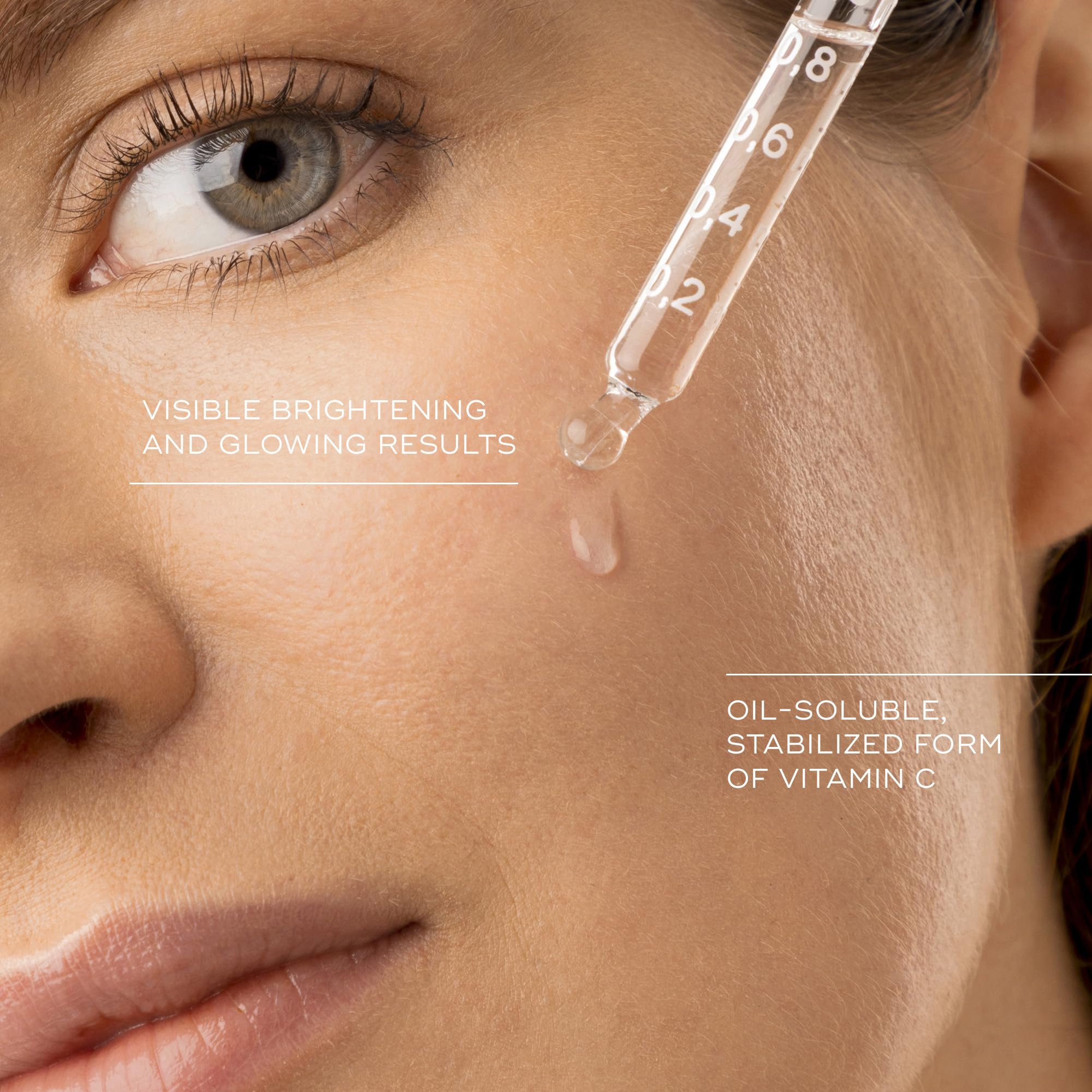 Medik8 texture closeup revealing lightweight gel-oil finish for fast absorption