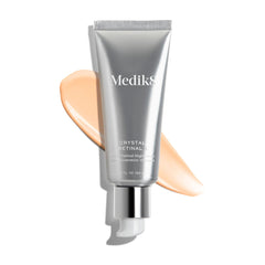 Medik8 Crystal Retinal 6 label close-up showing retinaldehyde and ingredient clarity benefit