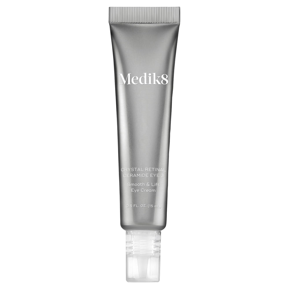 Medik8 front packaging showing serum tube and branding, conveying clinical efficacy