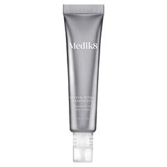 Medik8 front packaging of eye cream shows product and benefits