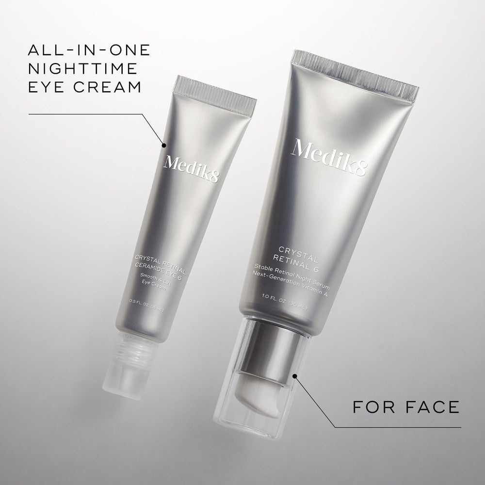 Medik8 cream texture close-up highlighting lightweight hydration