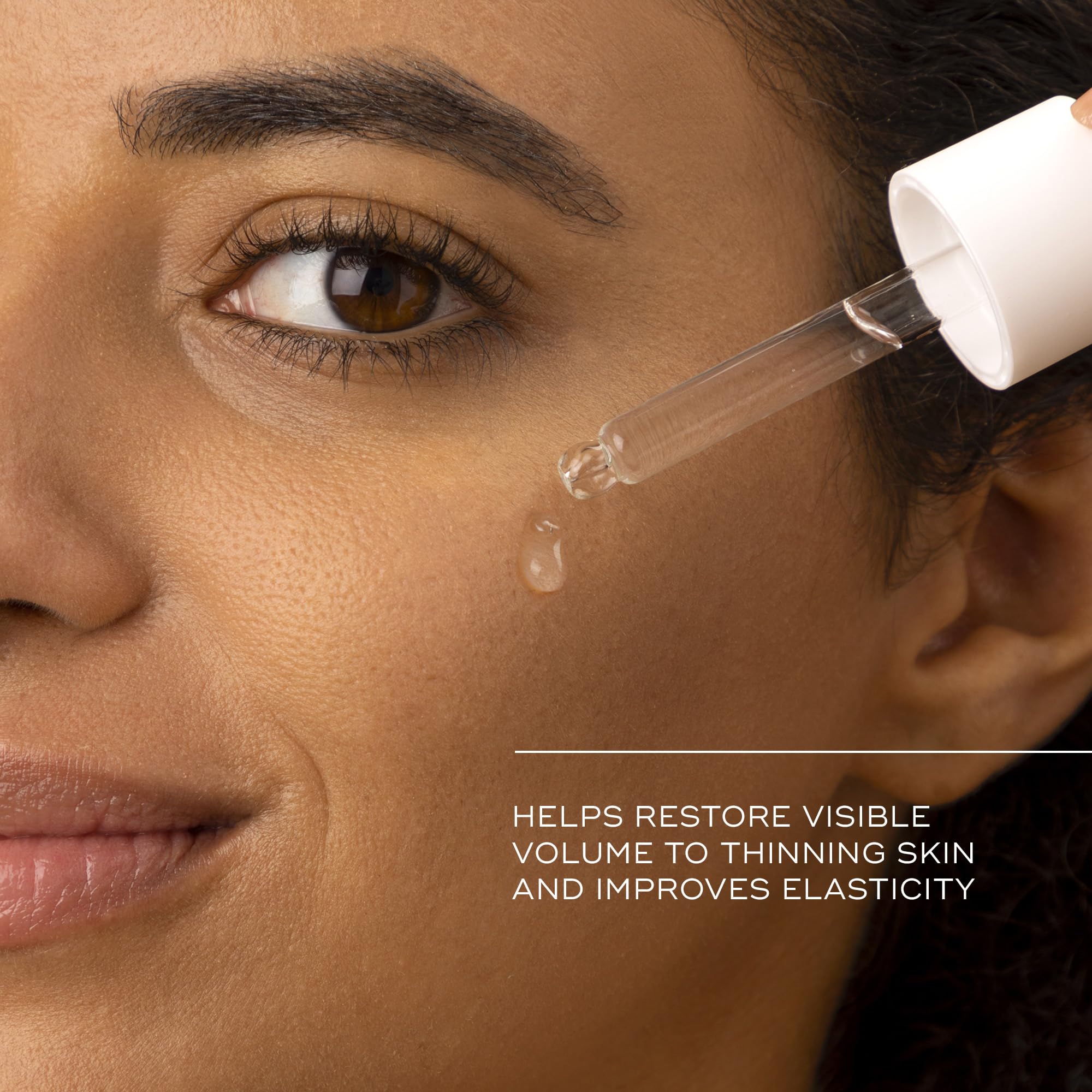 Medik8 closeup of serum texture demonstrating lightweight, fast absorption