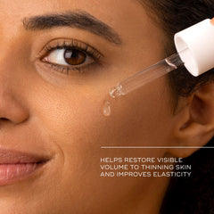 Medik8 closeup of serum texture demonstrating lightweight, fast absorption