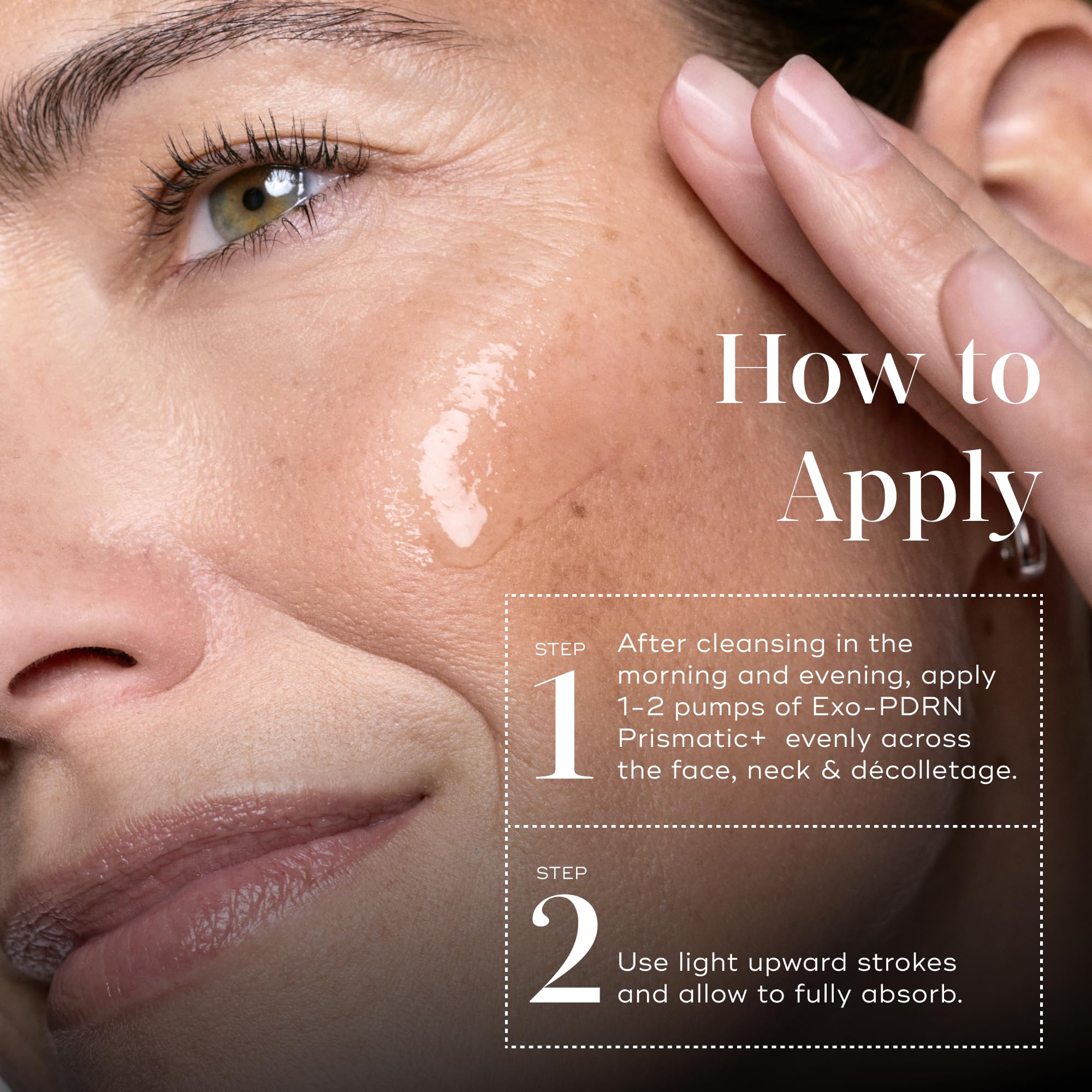 Medik8 Prismatic+ in a bathroom routine setting illustrating layering with moisturizer