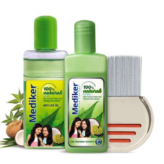 Mediker front packaging showing trio kit for convenient travel