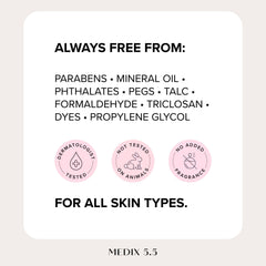 Medix 5.5 applying to thigh showing body use and crepey-skin benefit