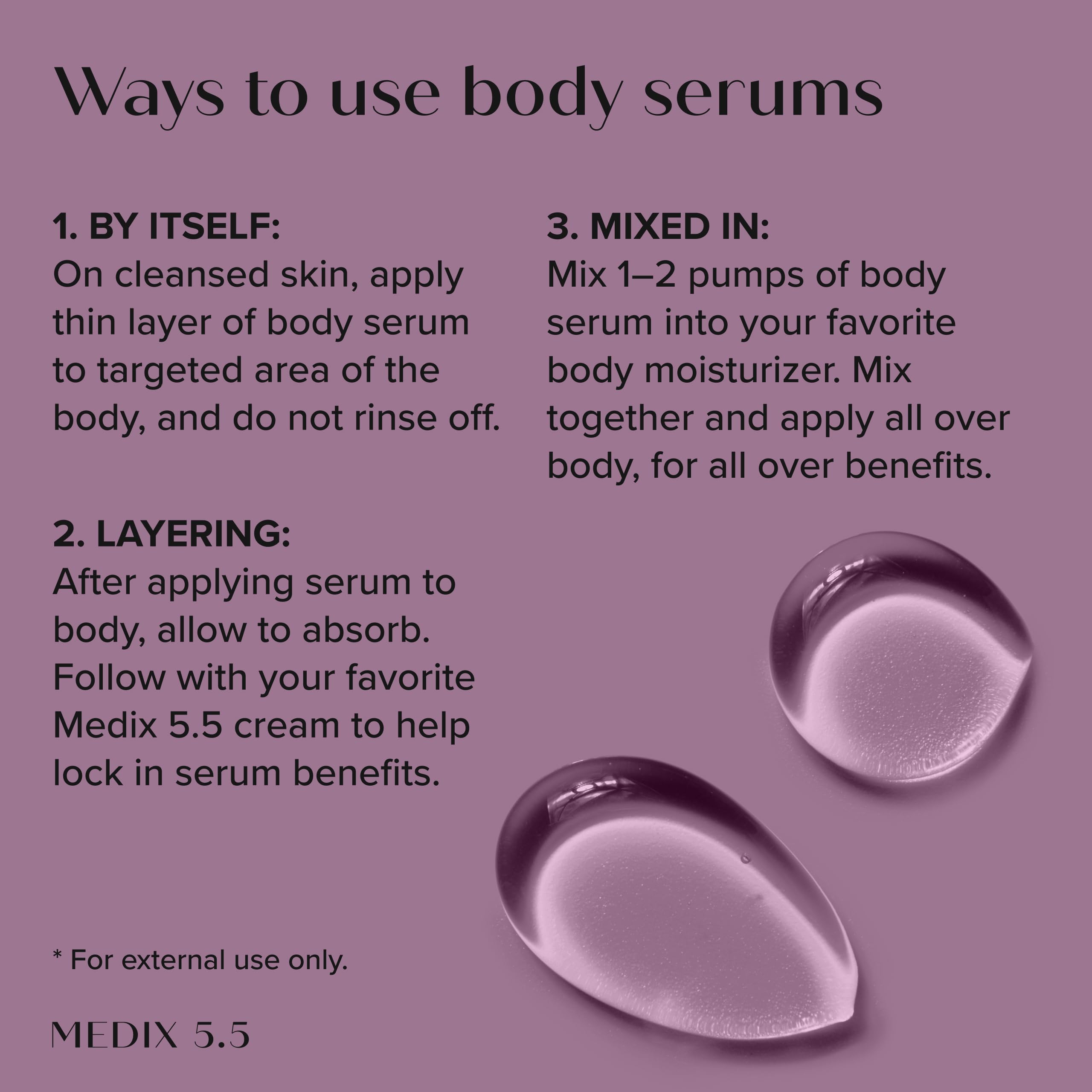 Bathroom countertop scene with Medix 5.5 set in daily skin care routine