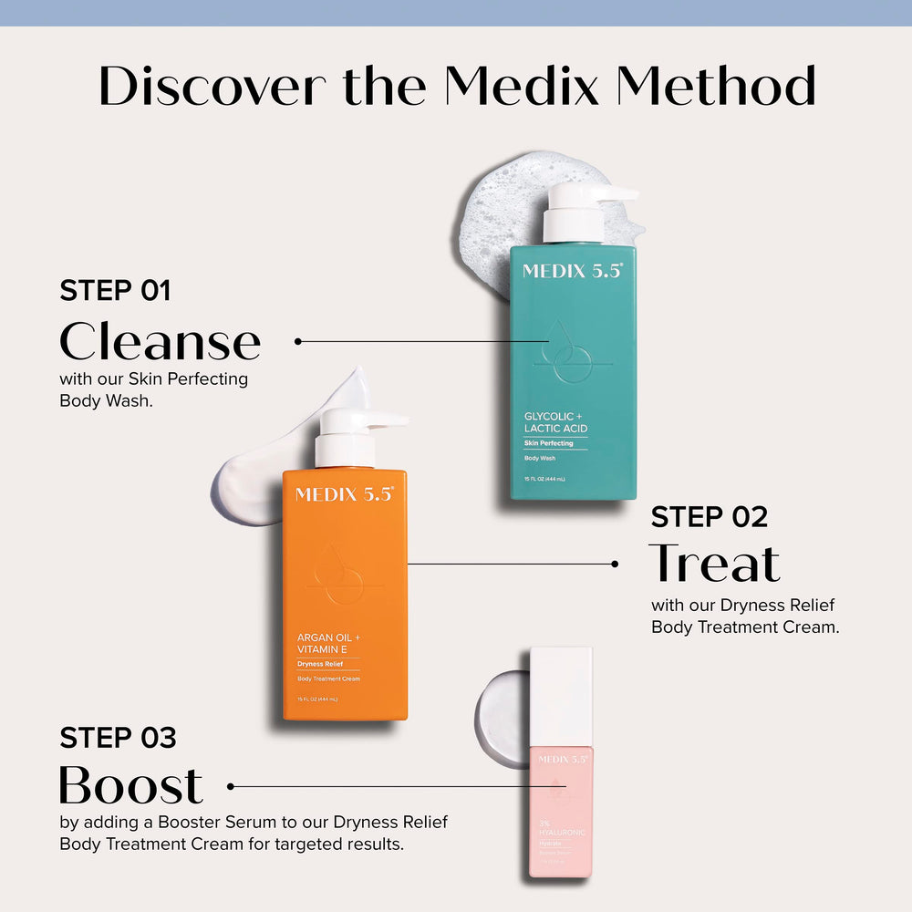 Medix 5.5 bottles held in hand for size comparison to help shopping decisions