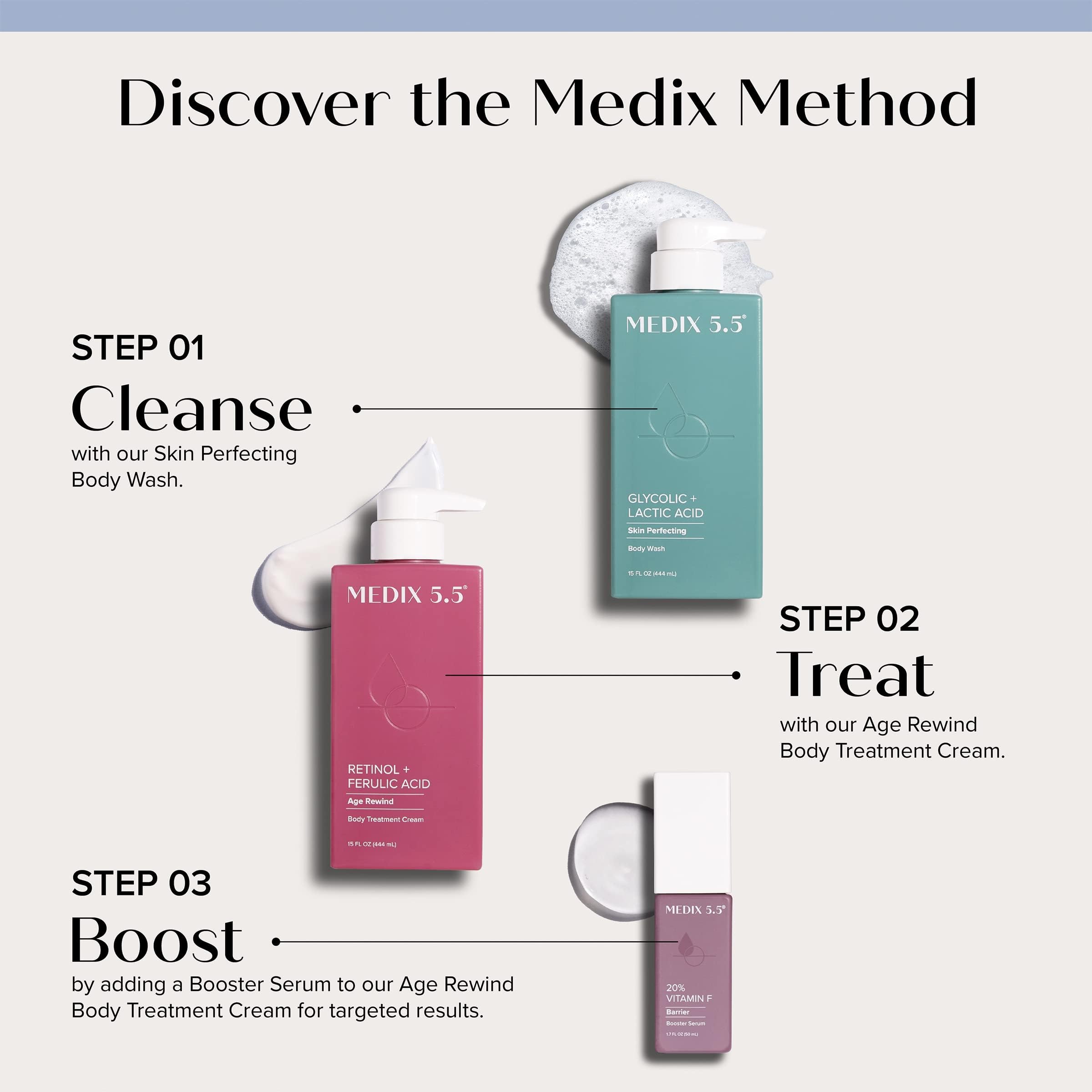 Medix 5.5 size comparison beside smartphone to indicate portable, easy-to-store packaging