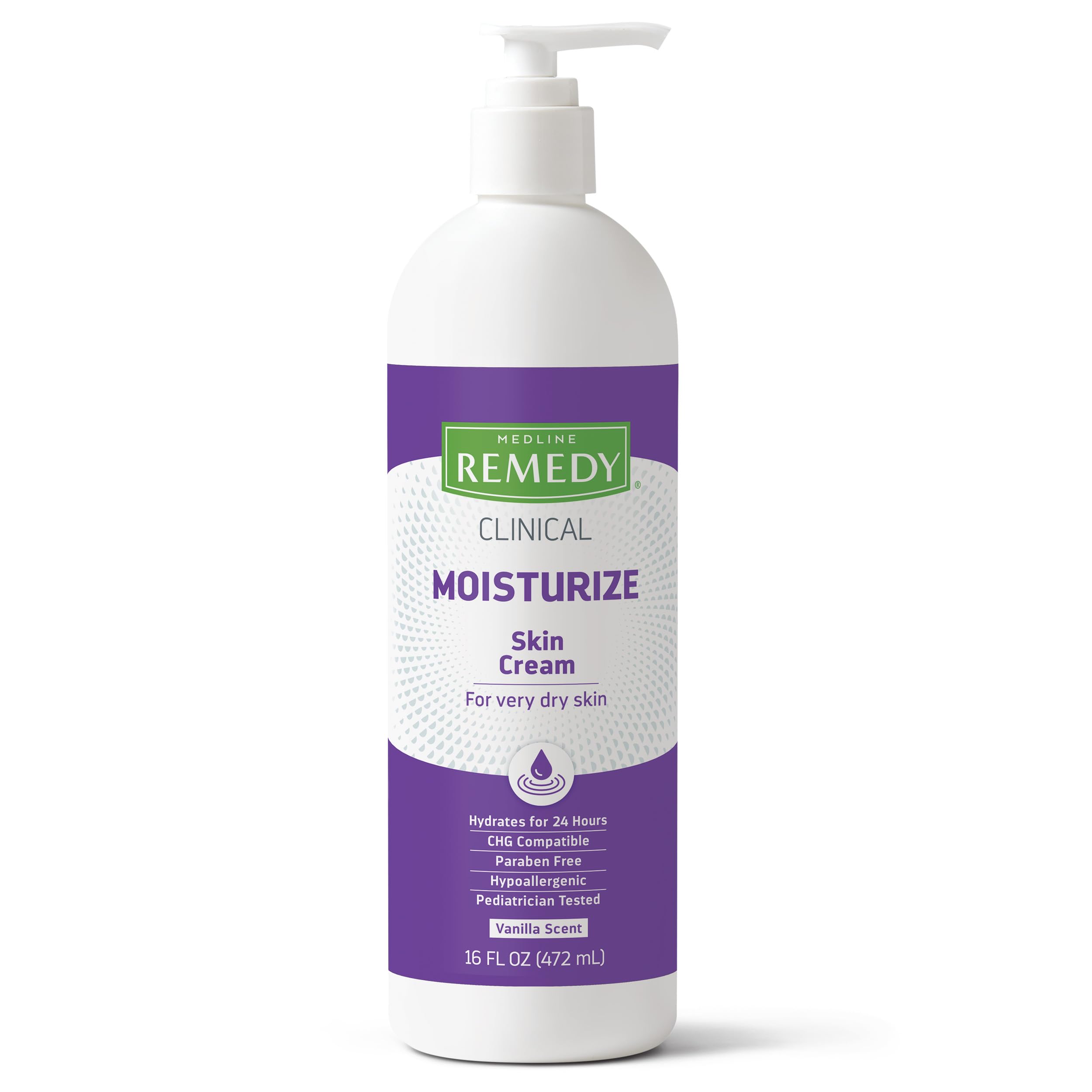 Medline front packaging showing label and 16 fl oz size for easy identification