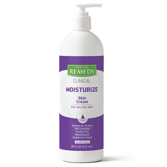 Medline front packaging showing label and 16 fl oz size for easy identification