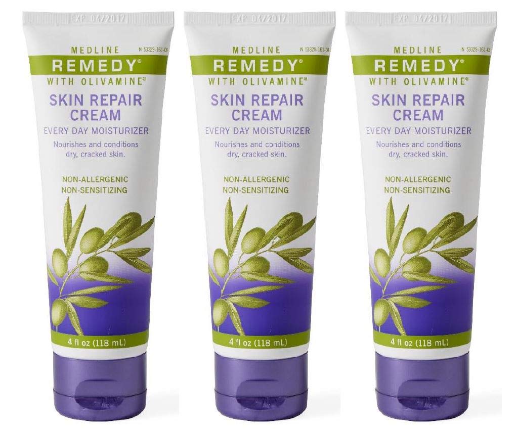 Medline Remedy front packaging showing three 4 oz tubes and sealed bag, clear convenience benefit