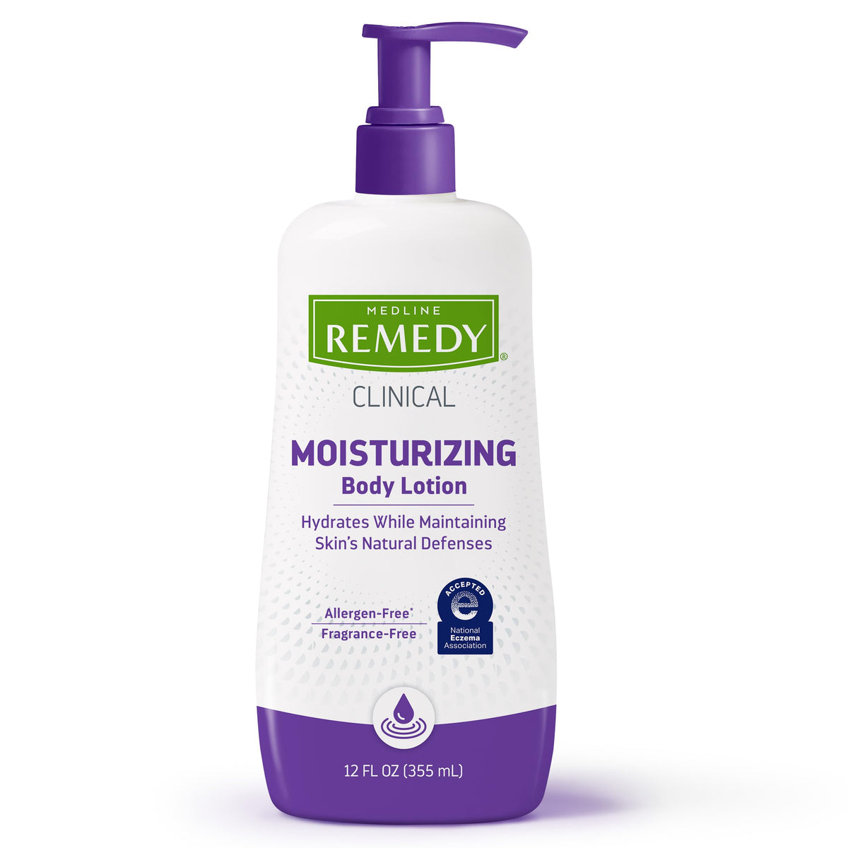 Medline Remedy front pump bottle showing clean design and easy dispensing benefit