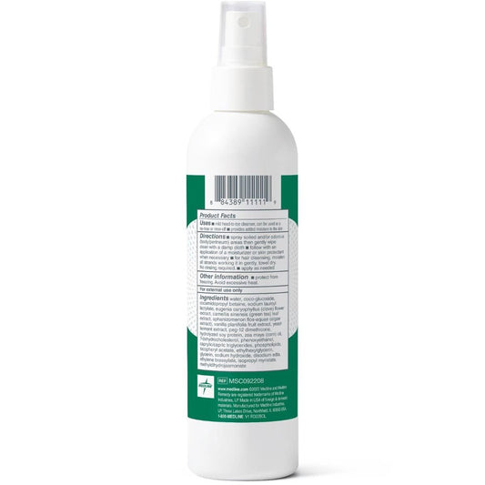 Medline Remedy back label close-up showing ingredients and directions for safe use