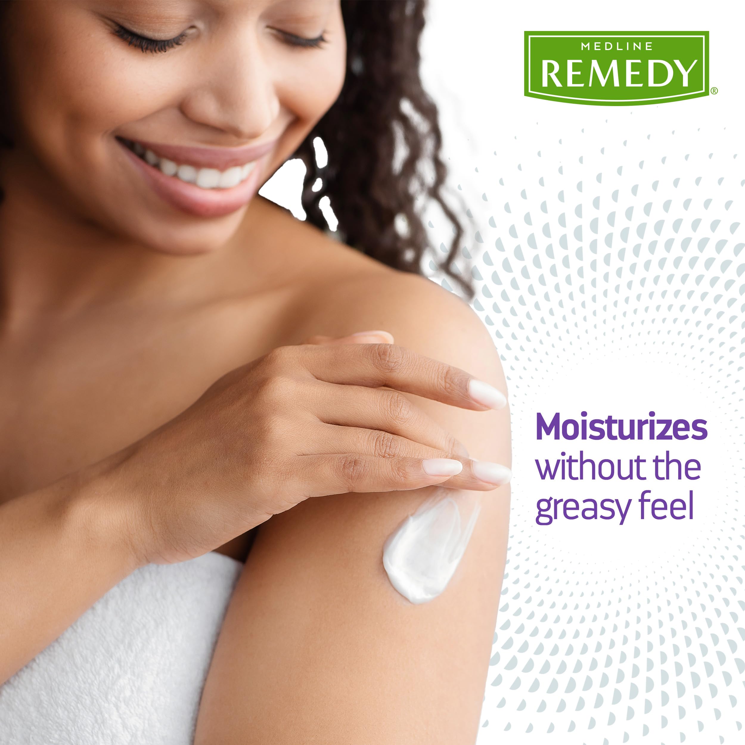 Medline Remedy 12 fl oz beside a ruler showing size and travel-friendly volume benefit