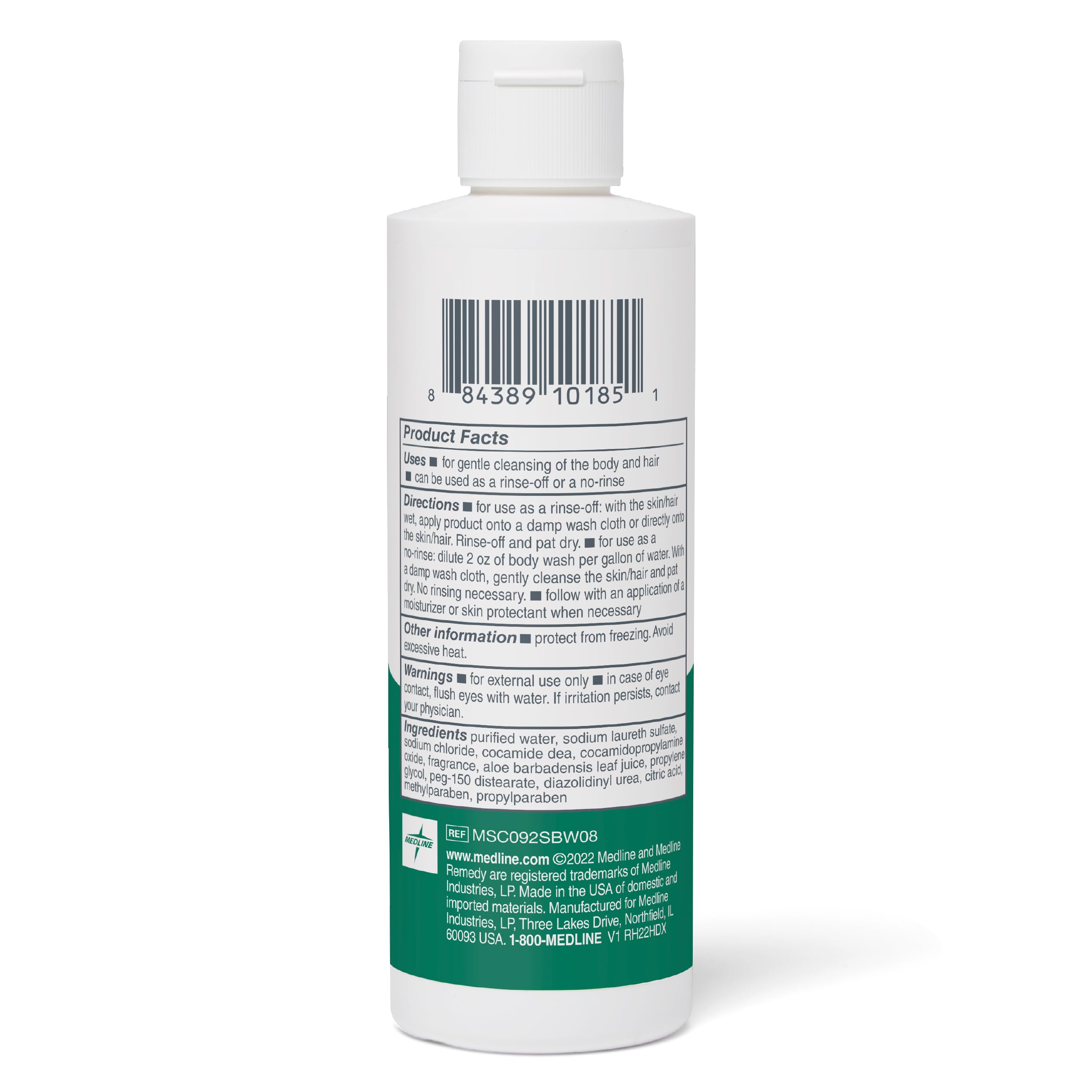 Medline Remedy next to travel items showing compact, portable size