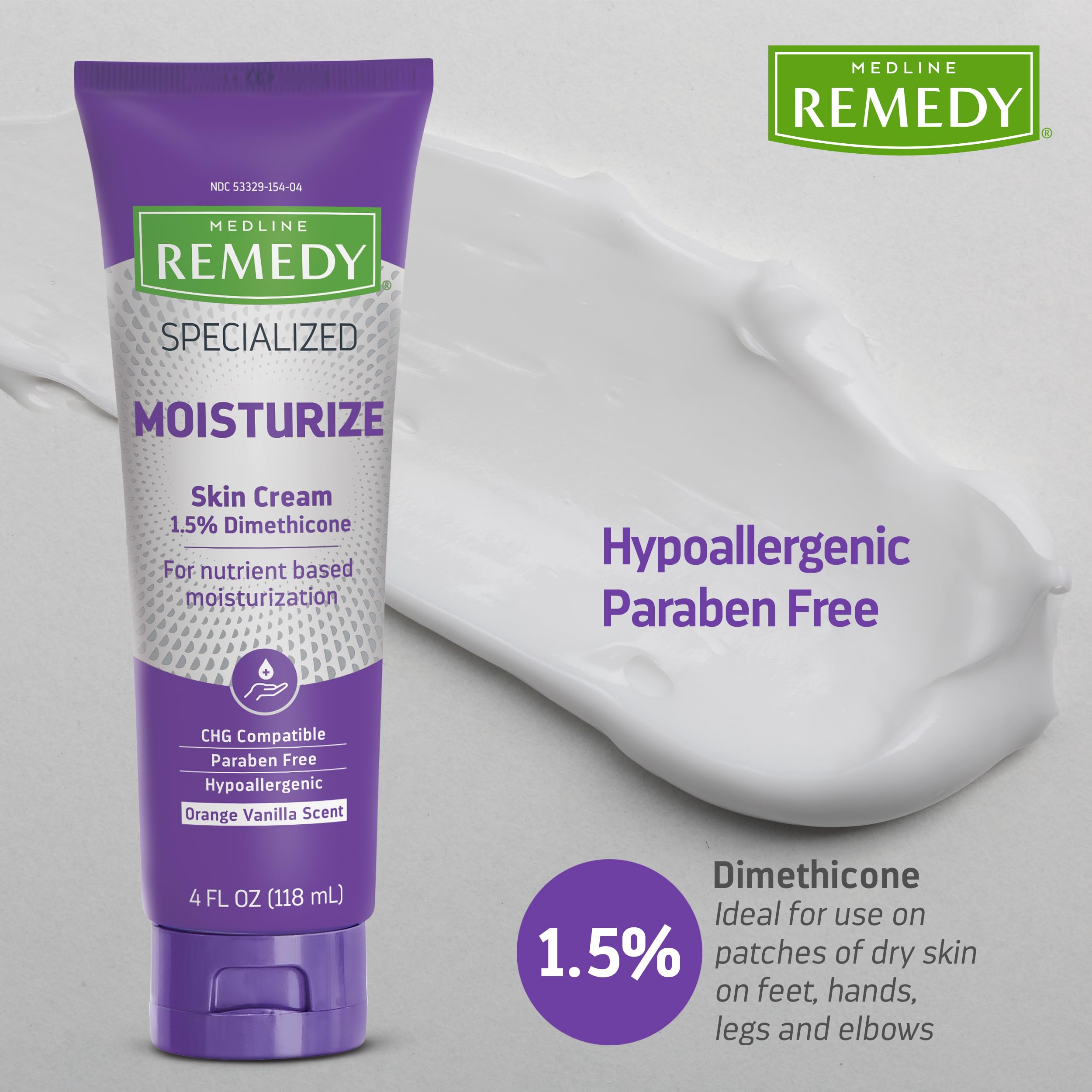 Medline Remedy tube in hand to show 4 oz scale and portability benefit