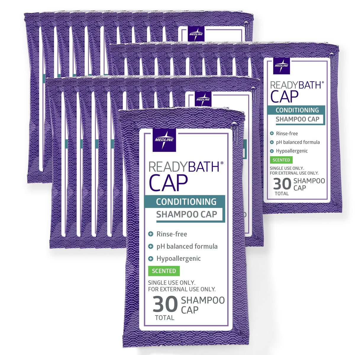 Medline front packaging showing sealed 30-count box and convenience benefit