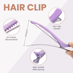 Medoca close up of silicone band highlighting gentle non‑slip hold for hair