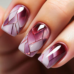 meemooron close-up of strip texture and glossy gel layer showcasing smooth finish