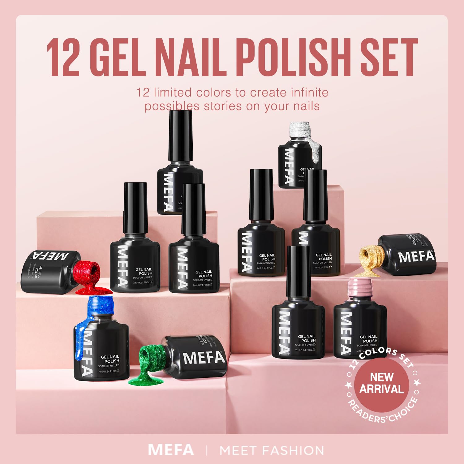 MEFA application under lamp curing quickly for salon finish benefit