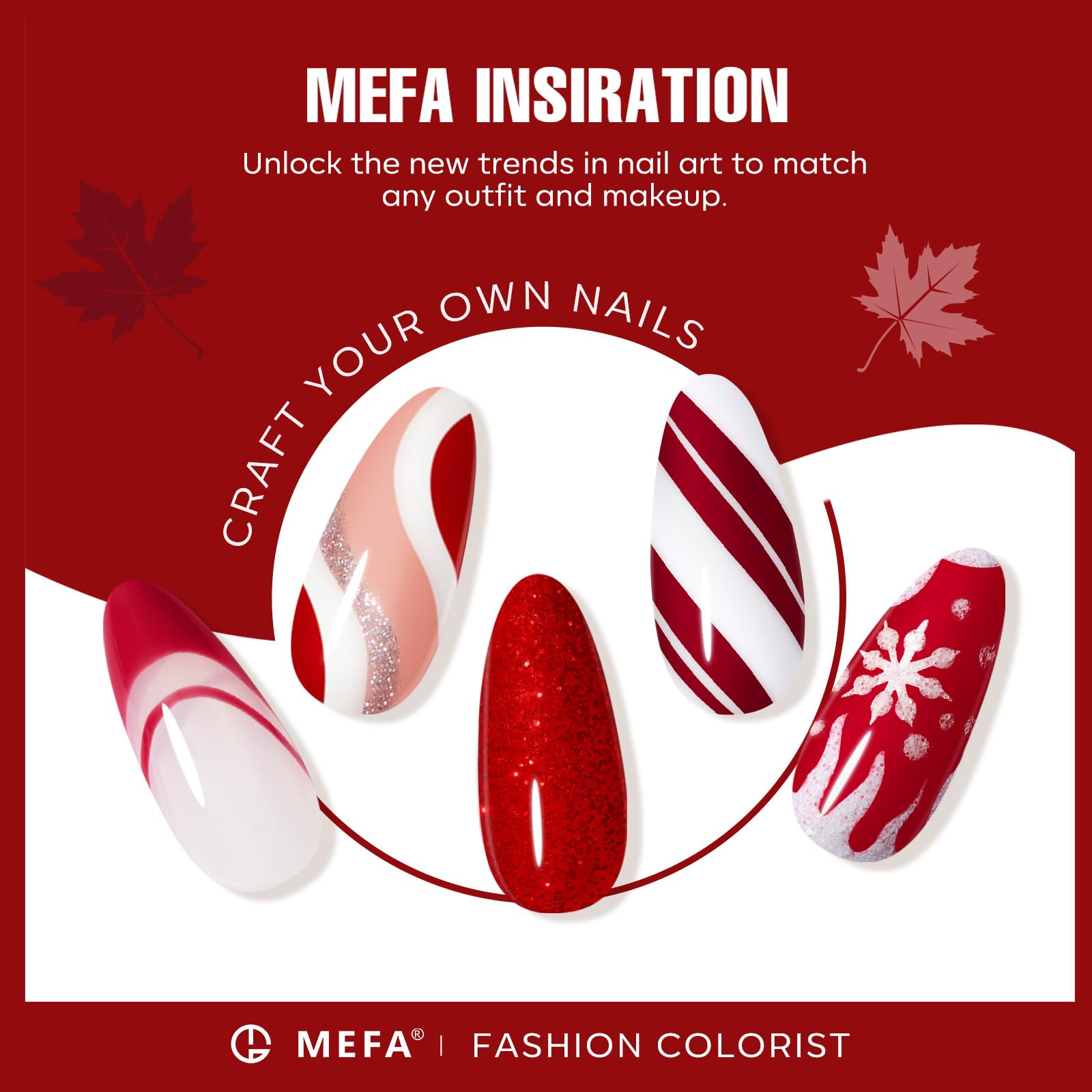MEFA bottle label and cap detail, clearly shows shade names and product info