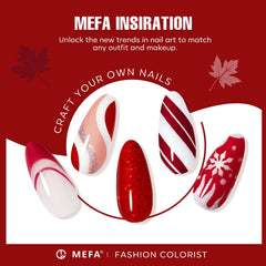 MEFA bottle label and cap detail, clearly shows shade names and product info