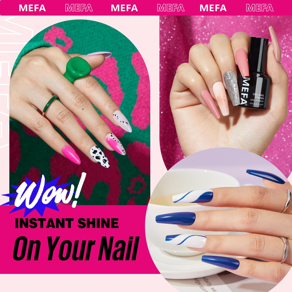 MEFA compact 6W UV lamp front view curing nails quickly for convenience