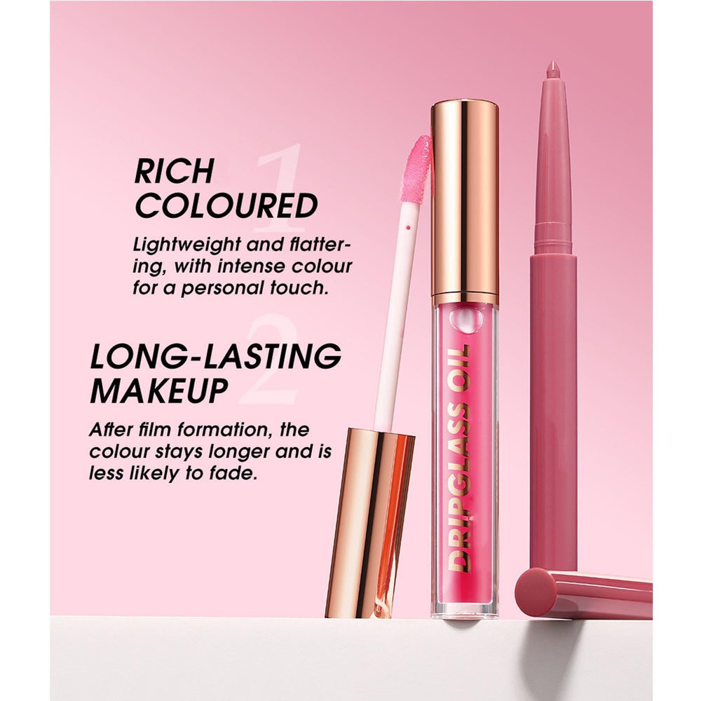 Mefyhtune shade comparison chart displaying nudes, pinks, and dark reds