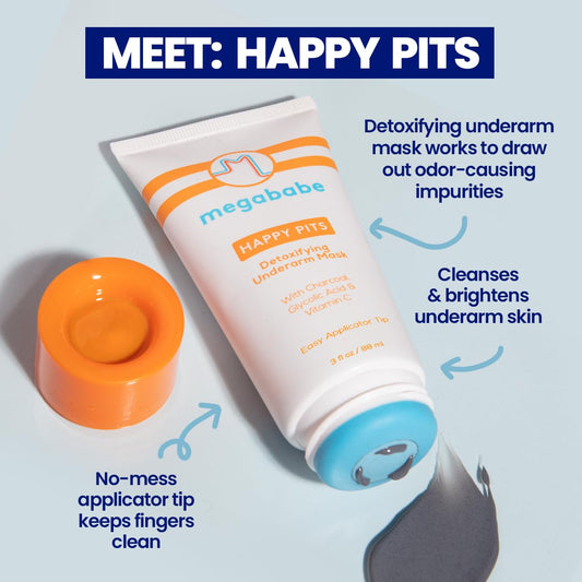 Megababe Happy Pits applicator detail for clean, no-mess application