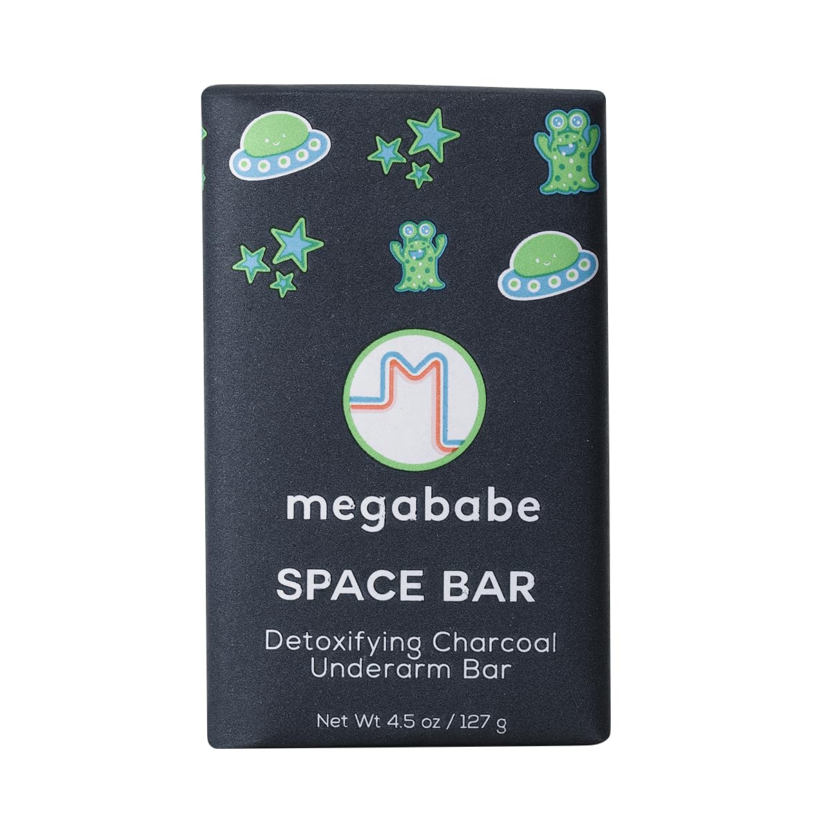 Megababe Space Bar front packaging showing branding and size for quick identification and trust