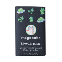Megababe Space Bar front packaging showing branding and size for quick identification and trust