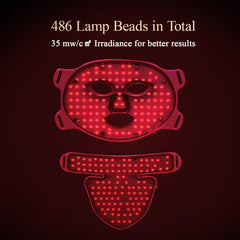 MEGELIN close-up of LED beads highlighting precise wavelength coverage benefit