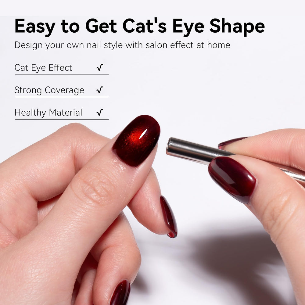 MEGIOR polish bottle staged in salon with tools showing professional-use benefit