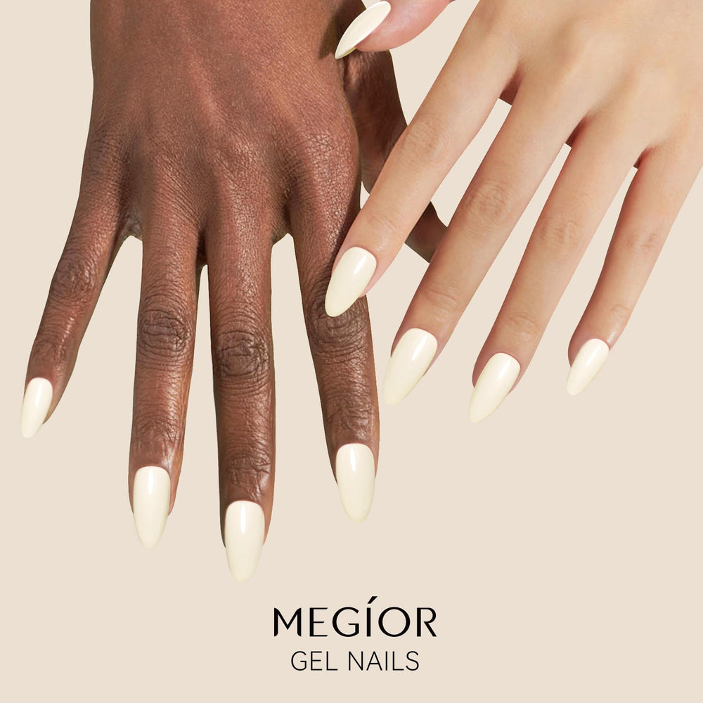 MEGIOR bottle size next to ruler for scale and accurate sizing benefit